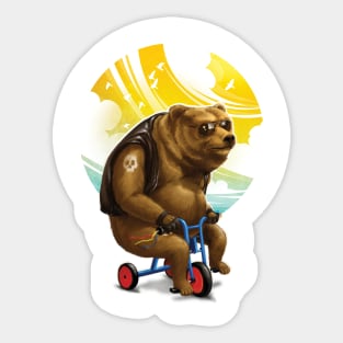 Born to bear wild Sticker